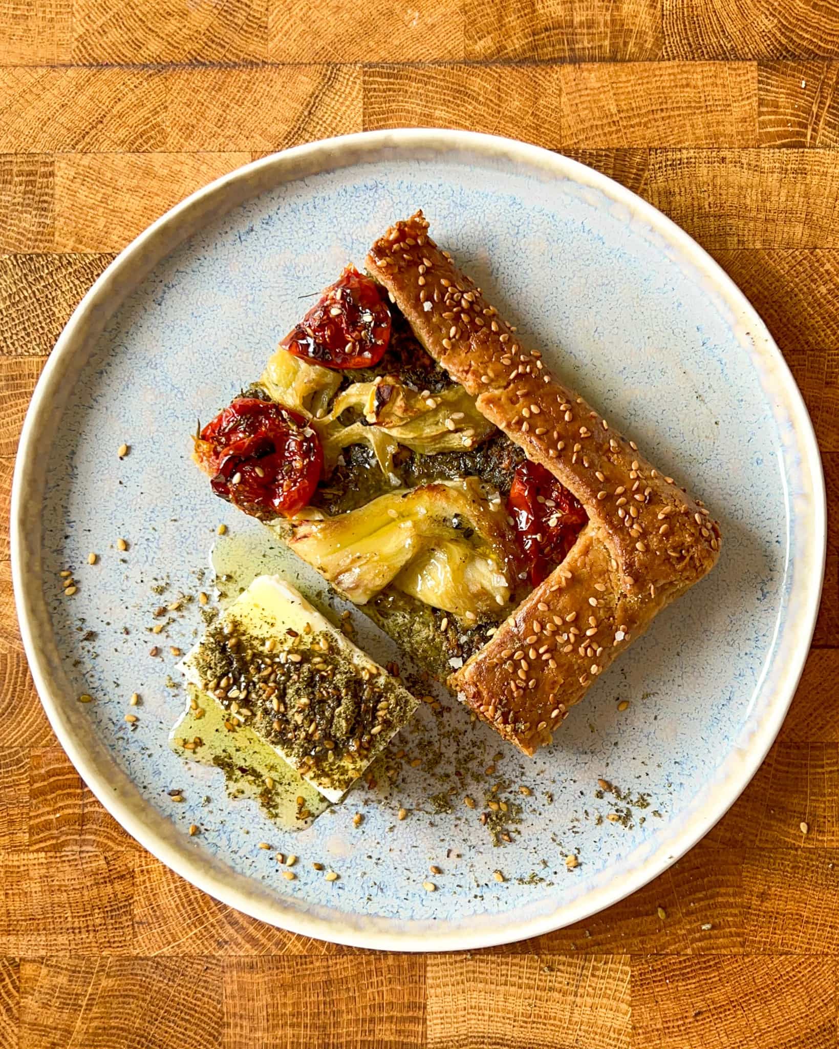 Picture for Burnt Eggplant & Pistachio Pesto Galette