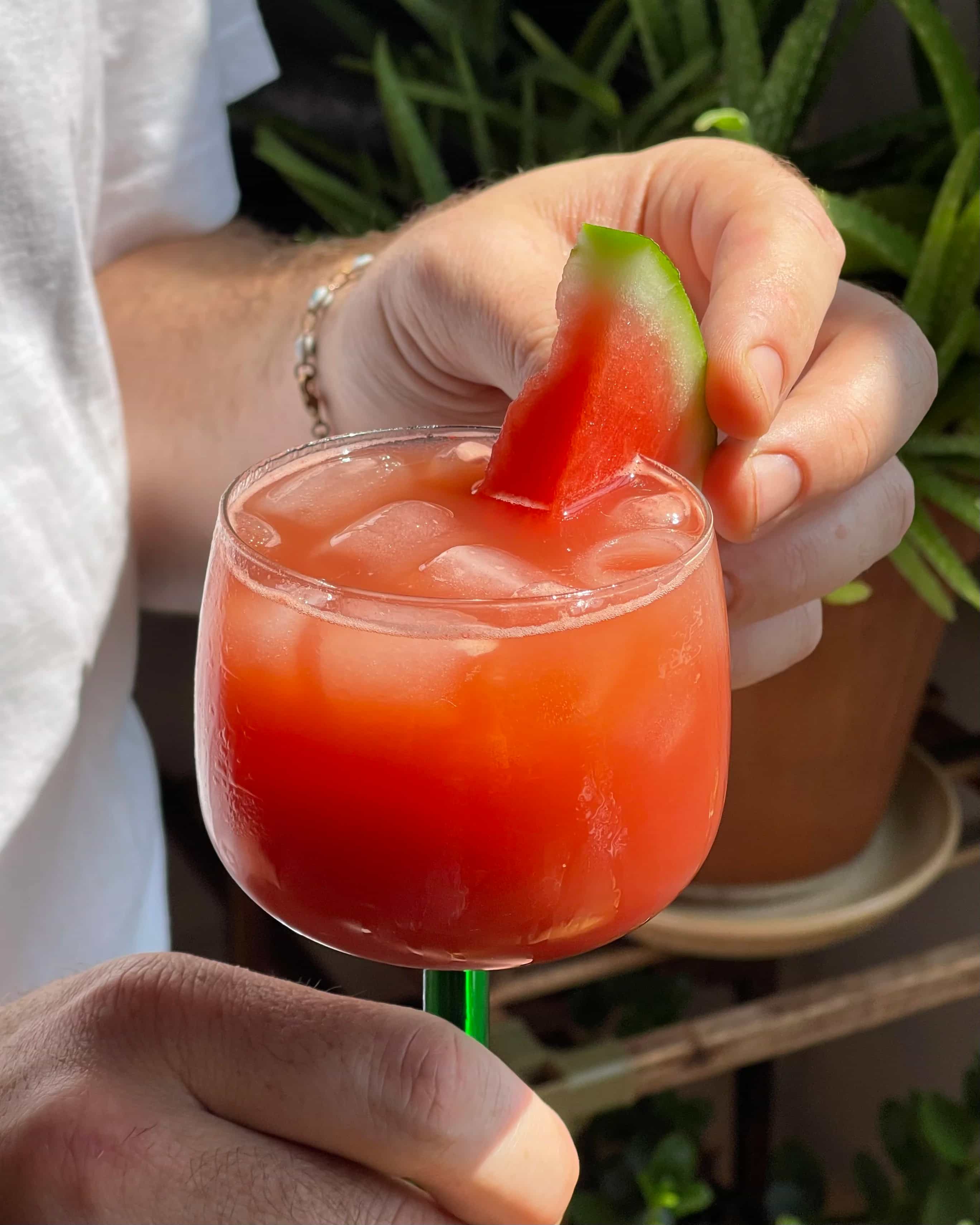 Picture for Mezcal-Watermelon Cocktail