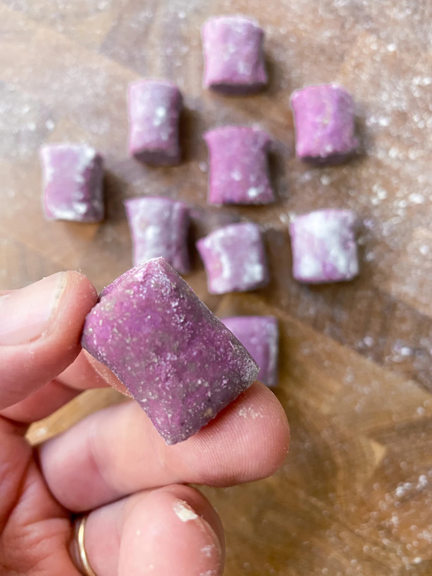 Picture for Purple Gnocchi w/ Gorgonzola Sauce