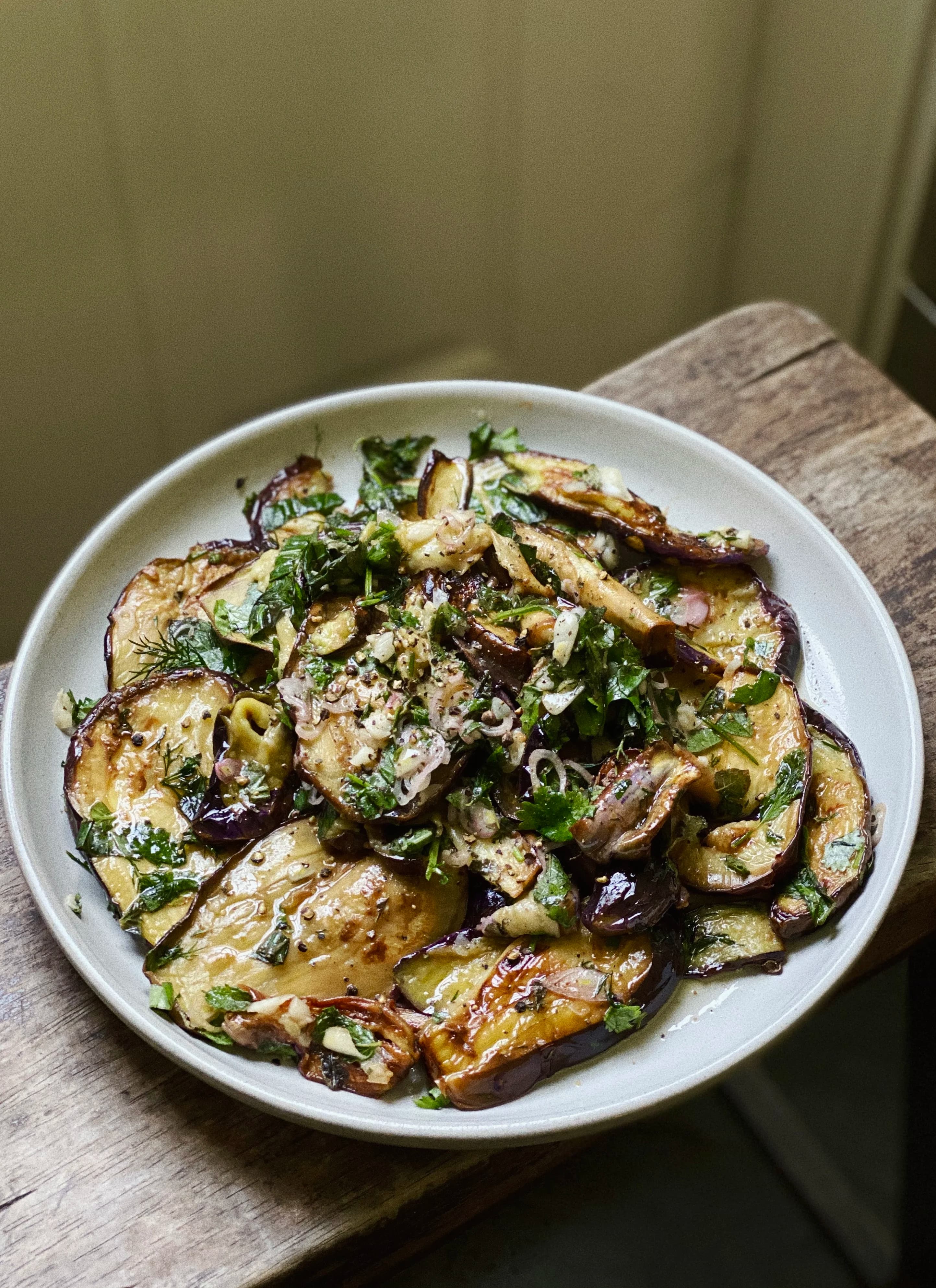 Picture for Herby Marinated Eggplant Salad 